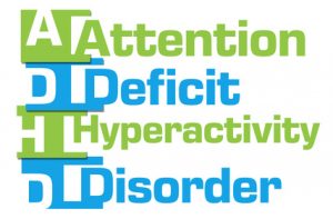 ADHD - Attention Deficit Hyperactivity Disorder Green Blue Stripes
